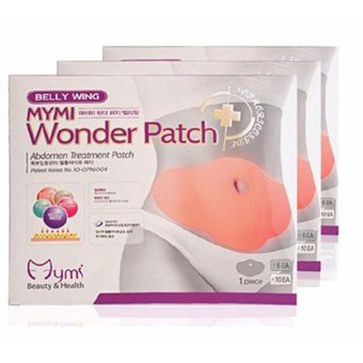 Miniatura 2 de 5 Parches Reductores Abdomen Mymi Wonder